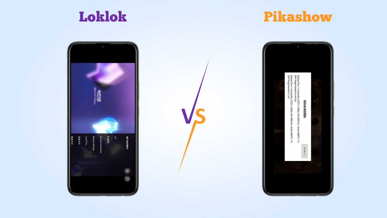Loklok vs. PikaShow: Subtitles and Accessibility